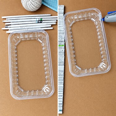 Antes de tirar las bandejas de plástico a la basura, mira estas ideas para reciclarlas como organizadores o paneras 