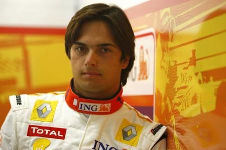 Nelson Piquet espera lluvia en Nurburgring