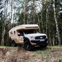 De pick-up a hotel de lujo gigante en 60 segundos: la Ford Ranger alemana que es un Transformer y cuesta como un Porsche 911 GTS