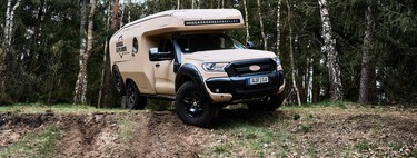 De pick-up a hotel de lujo gigante en 60 segundos: la Ford Ranger alemana que es un Transformer y cuesta como un Porsche 911 GTS