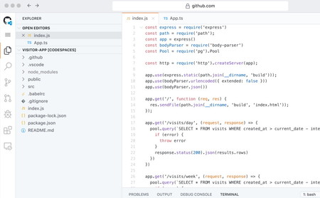 GitHub presenta Codespaces, su entorno de desarrollo online