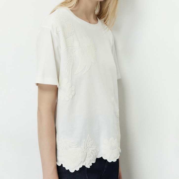 Sfera
Camiseta puff floral