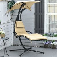 Ofertón de Amazon en esta tumbona que lo tiene todo: parasol, balanceo y un diseño fantástico 