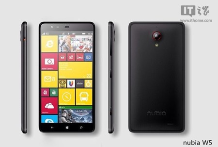 ZTE Nubia W5, así podría ser el retorno con Windows Phone 8.1