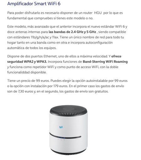 Amplificador Smart WiFi 6 para O2