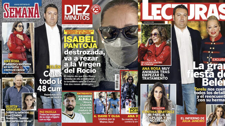 Todos los detalles del reencuentro de las Campos en el cumple de Belén Esteban, las fotos de la reaparición de Isabel Pantoja y el tratamiento de Ana Rosa: las portadas del 17 de noviembre