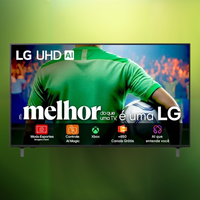 Smart TV 4K LG 55” com inteligência artificial e controle mágico aparece com preço baixo no Mercado Livre 