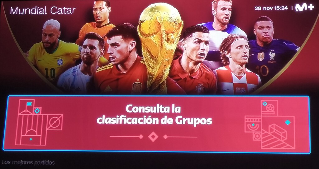 El deco UHD de Movistar permite ver el calendario y clasificación del Mundial de Qatar 2022: así puedes seguir toda la información
