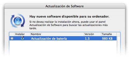 Actualización de software sobre la gestión de energía de las baterías en los MacBooks Pro