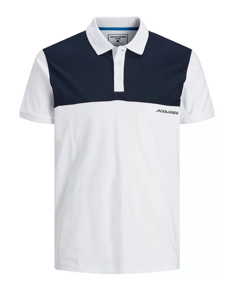 Polo de hombre en algodón BCI regular de manga corta