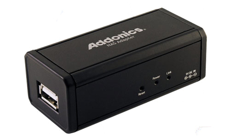 Addonics NAS, adaptador de red para dispositivos USB