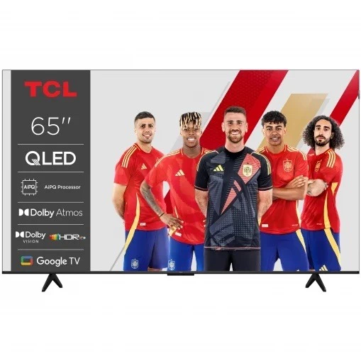  Smart TV QLED 65" (165,1 cm) TCL 65P71K, 4K UHD, 60 Hz, Procesador AiPQ Pro, Dolby AC4 Dolby TrueHD, Dolby Atmos DTS Virtual-X, Google TV 