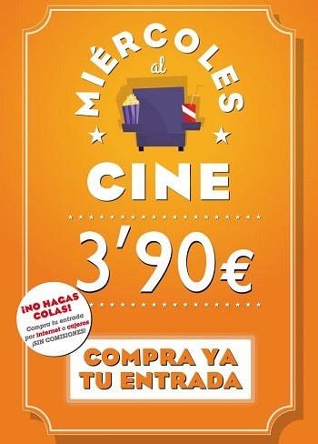Se amplían hasta el 9 de julio los 'Miércoles al Cine' con entradas a 3,90 euros
