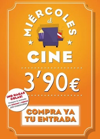 Se amplían hasta el 9 de julio los 'Miércoles al Cine' con entradas a 3,90 euros