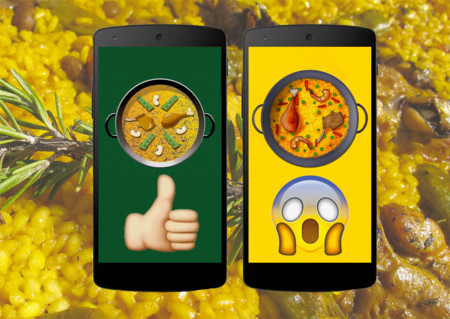 ¿Y si el Emoji de la paella acaba siendo “arroz con cosas” en tu móvil? La polémica está servida