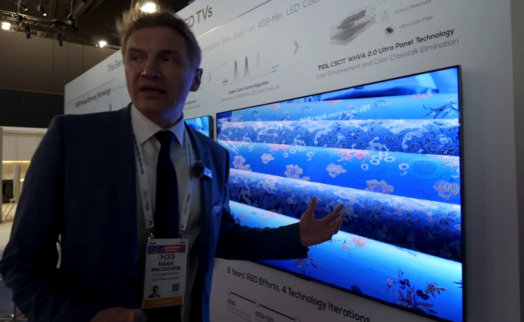 TCL también apostará por las Smart TV RGB miniLED. Esta bestia de hasta 115 pulgadas será su primer modelo