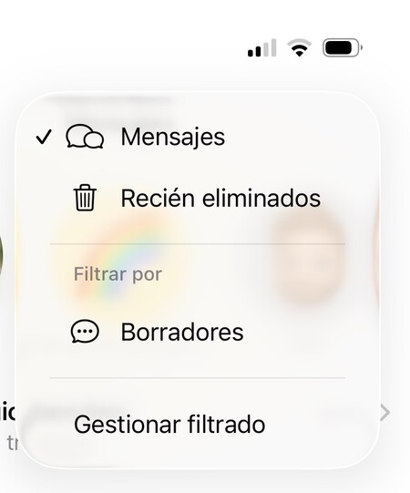 Borradores mensajes