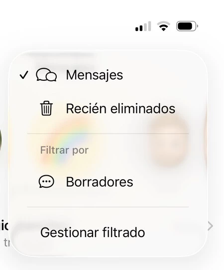 Borradores mensajes