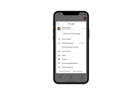 Cómo eliminar los últimos 15 minutos del historial de Google en un iPhone