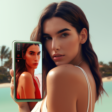 Esto es lo que ha salido a partir de "Dua Lipa holding a Xiaomi phone"