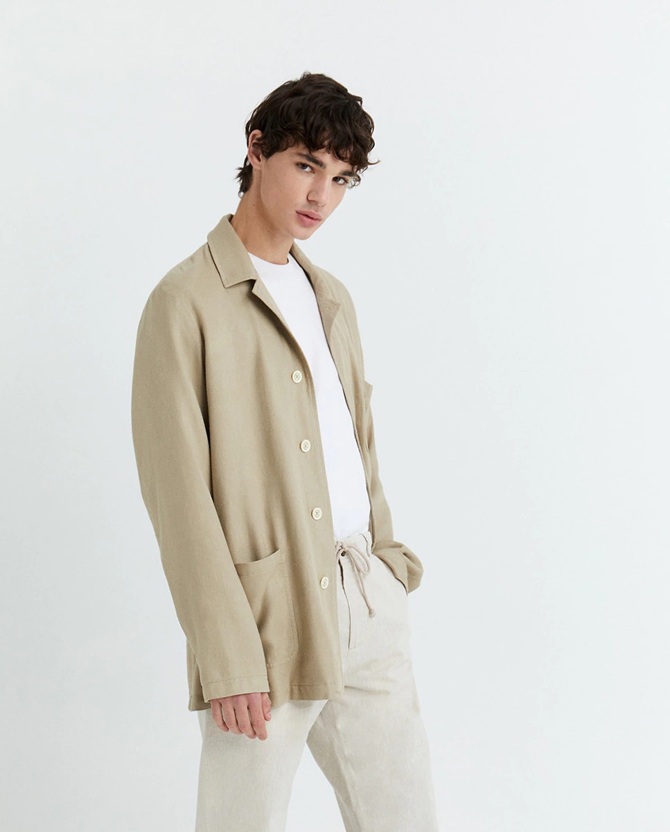 Chaqueta beige Sfera