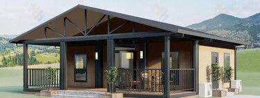 Parece de un resort de lujo pero es una casa prefabricada que se puede comprar en Amazon por menos de lo que imaginas