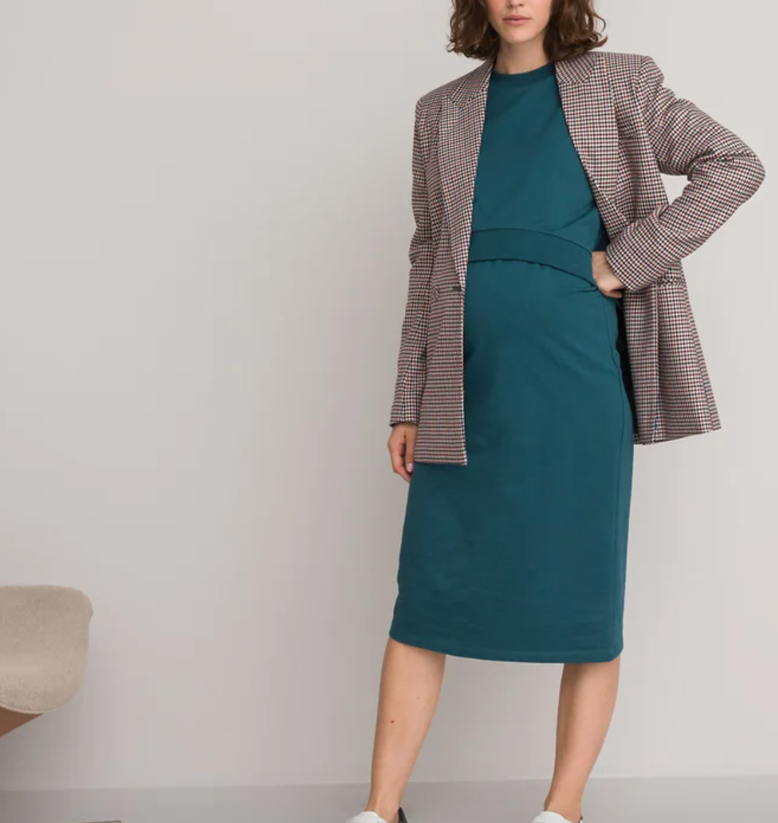 Vestido sudadera de embarazo y de lactancia 
(-28% de descuento)