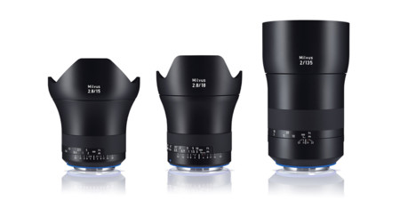 Zeiss presenta tres nuevos objetivos de la serie Milvus para cámaras DSLR y de vídeo de alta resolución