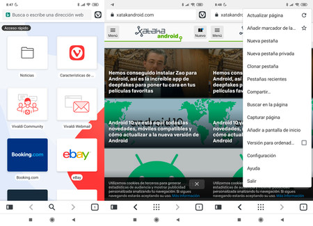 El navegador Vivaldi