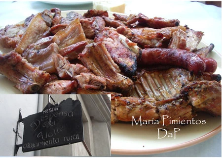 Mesón Despensa del Valle. Comiendo entre naranjos