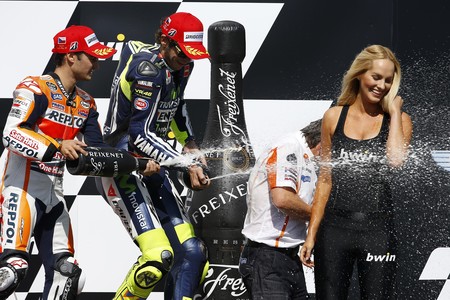 Dani Pedrosa Valentino Rossi Gp Republica Checa Motogp 2014