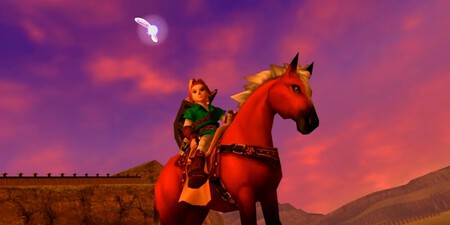 Zelda Ocarina Link Epona Navi
