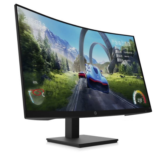 Monitor PC Gaming curvo 80 cm (31,5") HP X32c, 165 Hz, Full HD, AMD FreeSync Premium