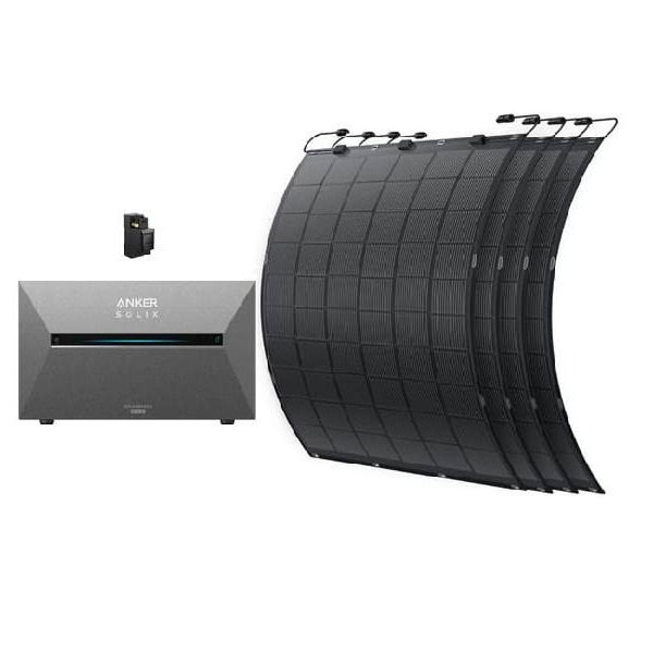 Kit Anker SOLIX Solarbank 3 E2700 Pro+4xFS20+A17X7311 - Sistema Balcón
