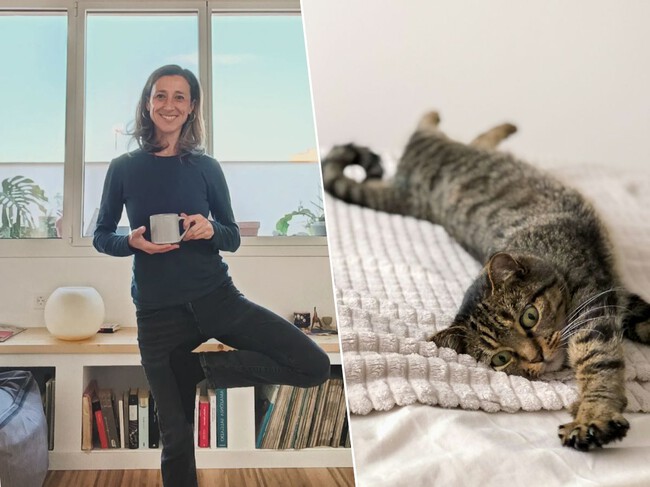 Estirar Por Las Mananas Como Gatos Y Perros Cristina Giner Profesora De Yoga