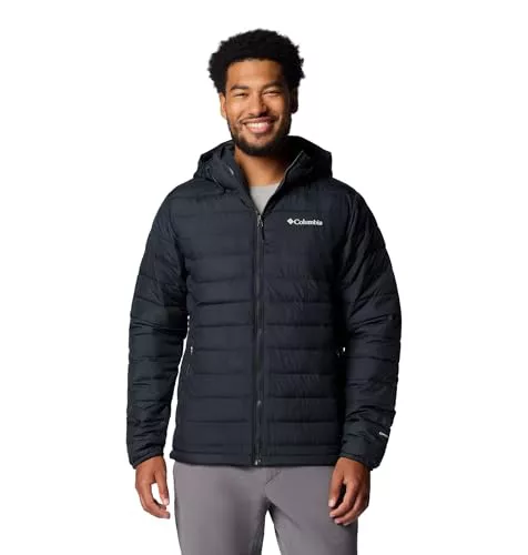 Columbia Chaqueta con Capucha para Hombre, Powder Lite II