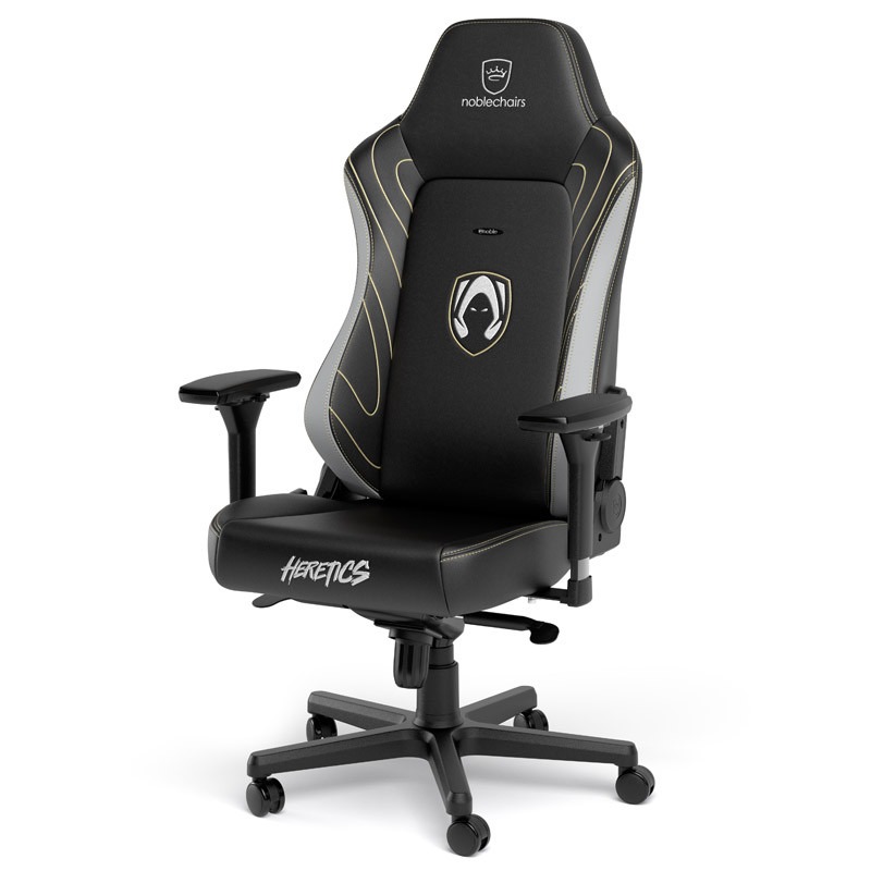 Silla Noblechairs HERO Gaming Team Heretics Edition Negro/Gris