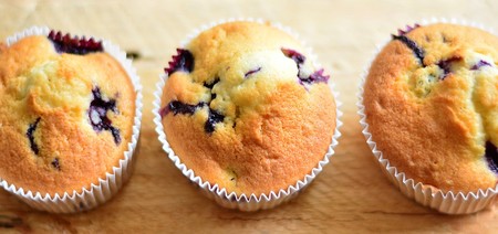 Receta: Muffins de Blueberry con esencia de vainilla