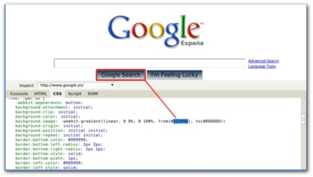 ファイアバグ CSS Chrome