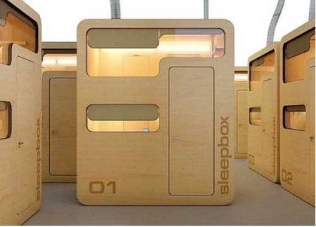 Sleepbox, cabinas hotel dentro del aeropuerto