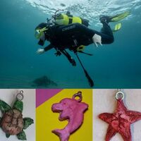 Una niña de 12 años crea y vende figuras de arcilla para costear su afición por el buceo: una historia de esfuerzo  y emprendimiento