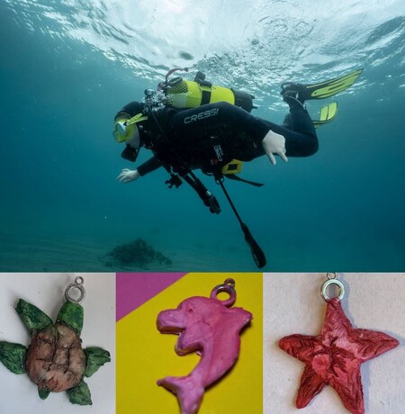 Una niña de 12 años crea y vende figuras de arcilla para costear su afición por el buceo: una historia de esfuerzo y emprendimiento