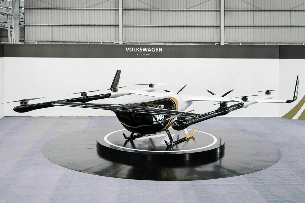 Volkswagen se apunta a los taxis voladores: así es V.MO, su primer prototipo de dron autónomo con pasajeros