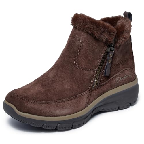 Skechers - EASY GOING COOL ZIP!, Botas cortas al tobillo, Chocolate,