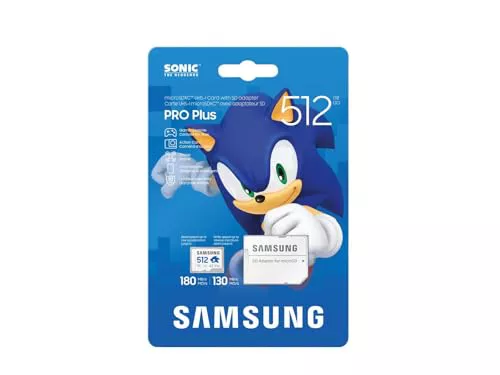 Samsung Tarjeta microSD Sonic Pro Plus 512 GB 