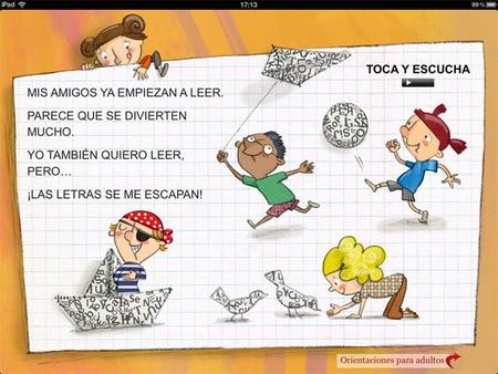 Las letras y yo: cuento interactivo sobre la dislexia para el iPad