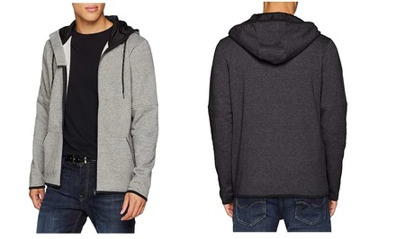 Desde 14,84 euros en Amazon podemos estrenar una  sudadera con capucha Jack & Jones Jcoalpha Sweat Zip Hood 