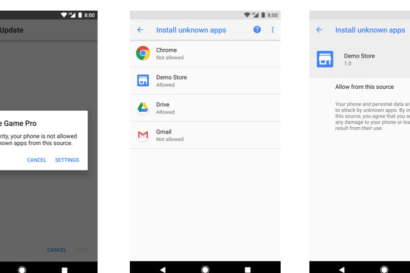 Android Oreo: Instalar aplicaciones desde fuera de Google Play requiere ...