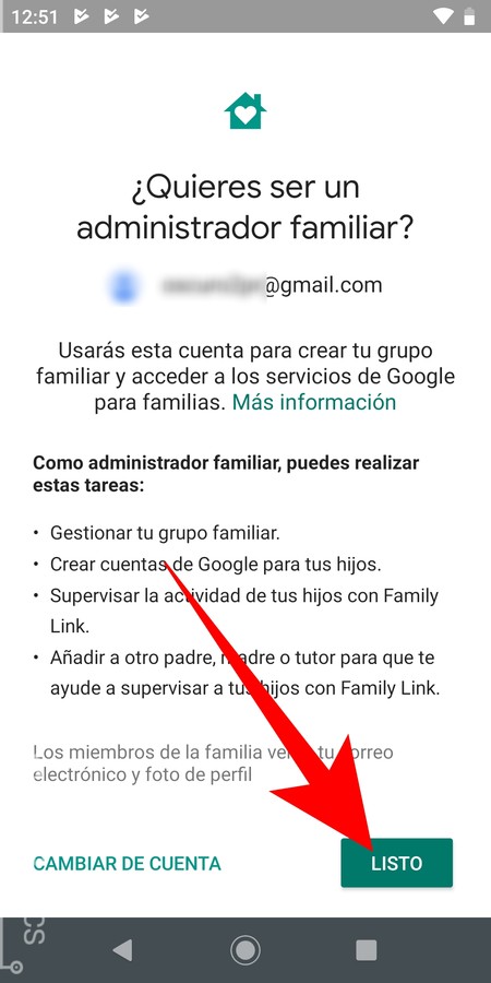 Actualizar 41+ imagen agregar padre a family link