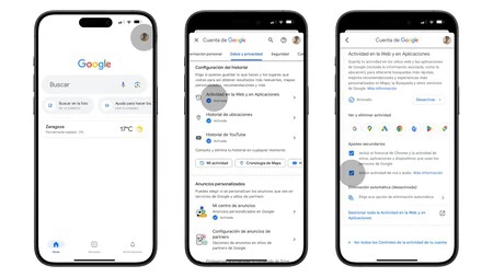 Google サーバー上での音声の収集を無効にする